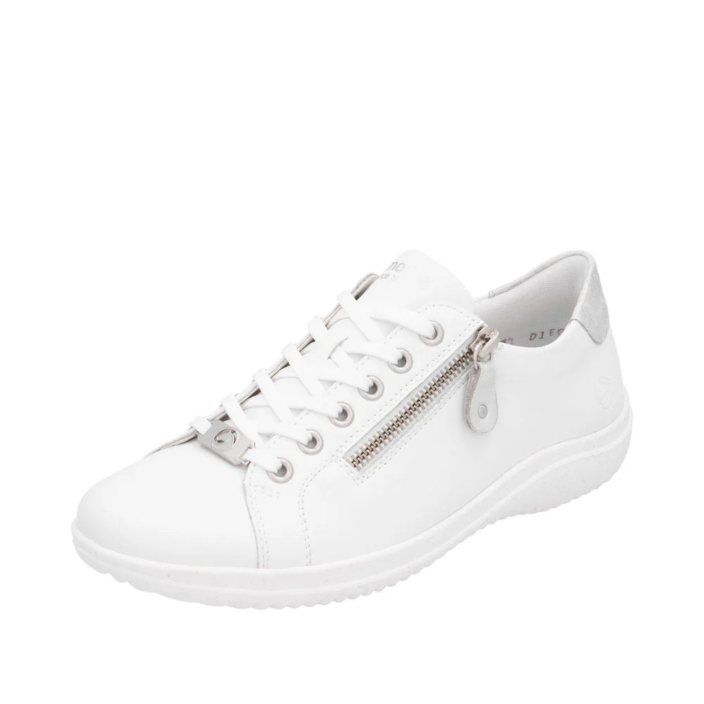 D1E03-80 White/Ice Lace/Side Zip