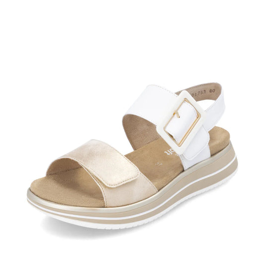 D1J53-80 Beige Velcro Buckle