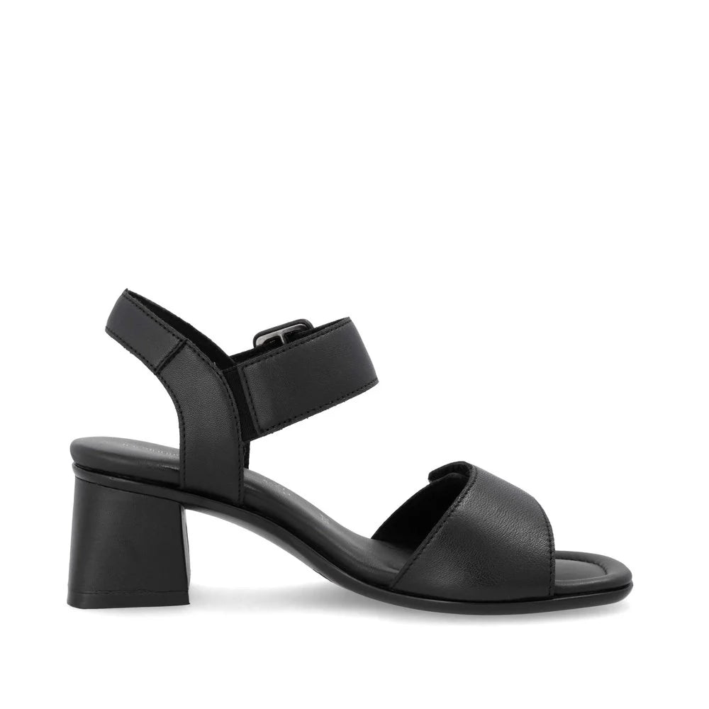 D1K51-00 Two Strap Heel Black