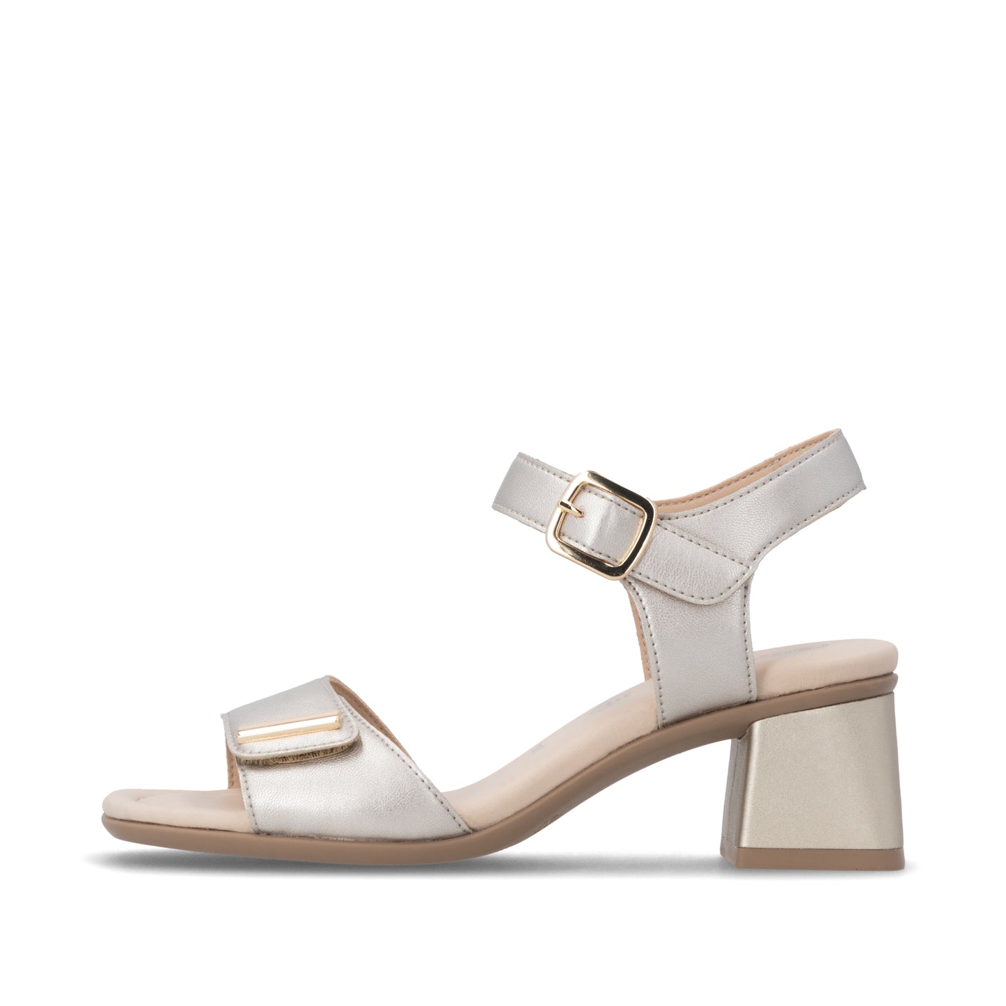 D1K54-90 Two Strap Heel Pale Gold
