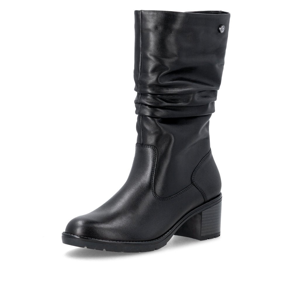 D2A79-00 Black Mid Calf Zip