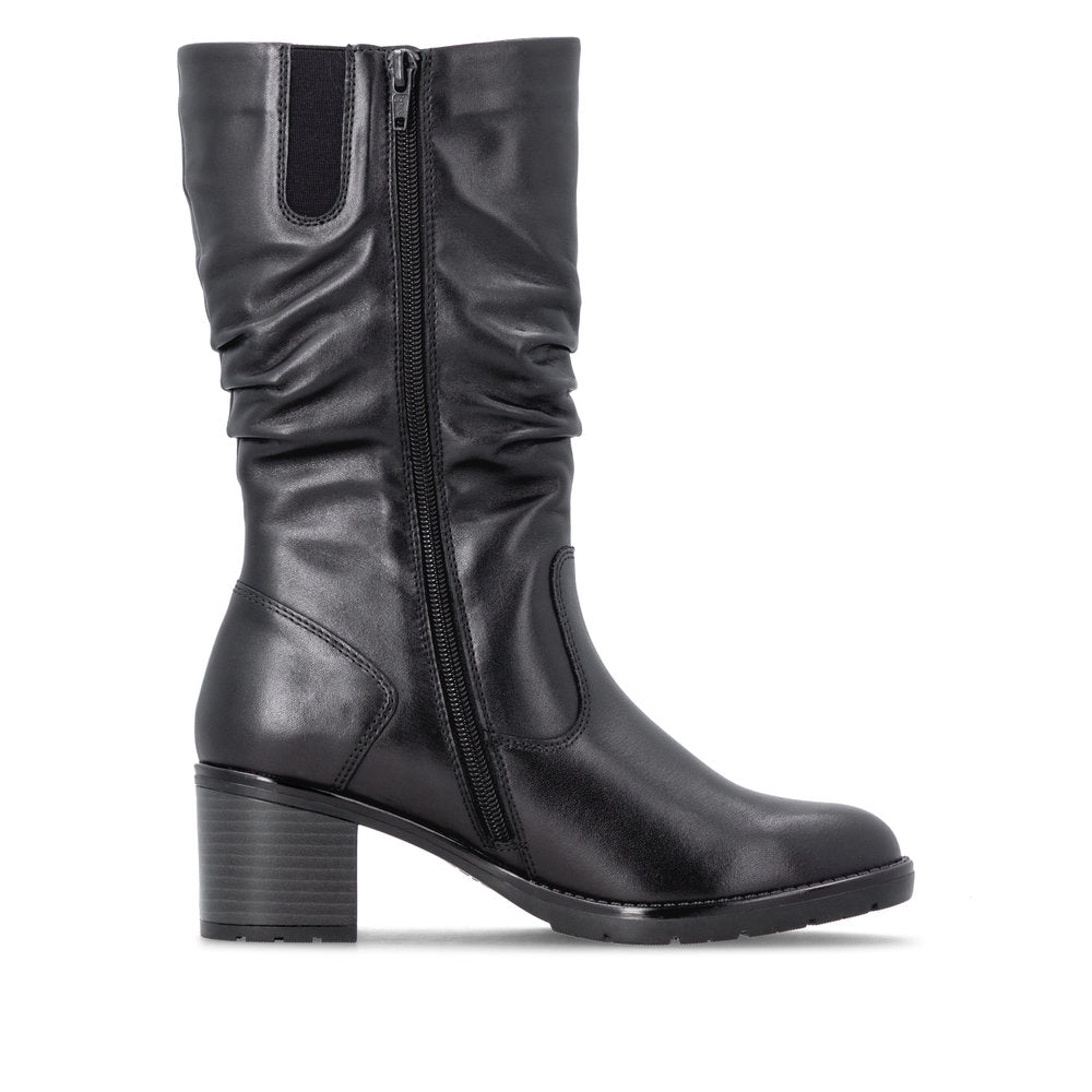 D2A79-00 Black Mid Calf Zip