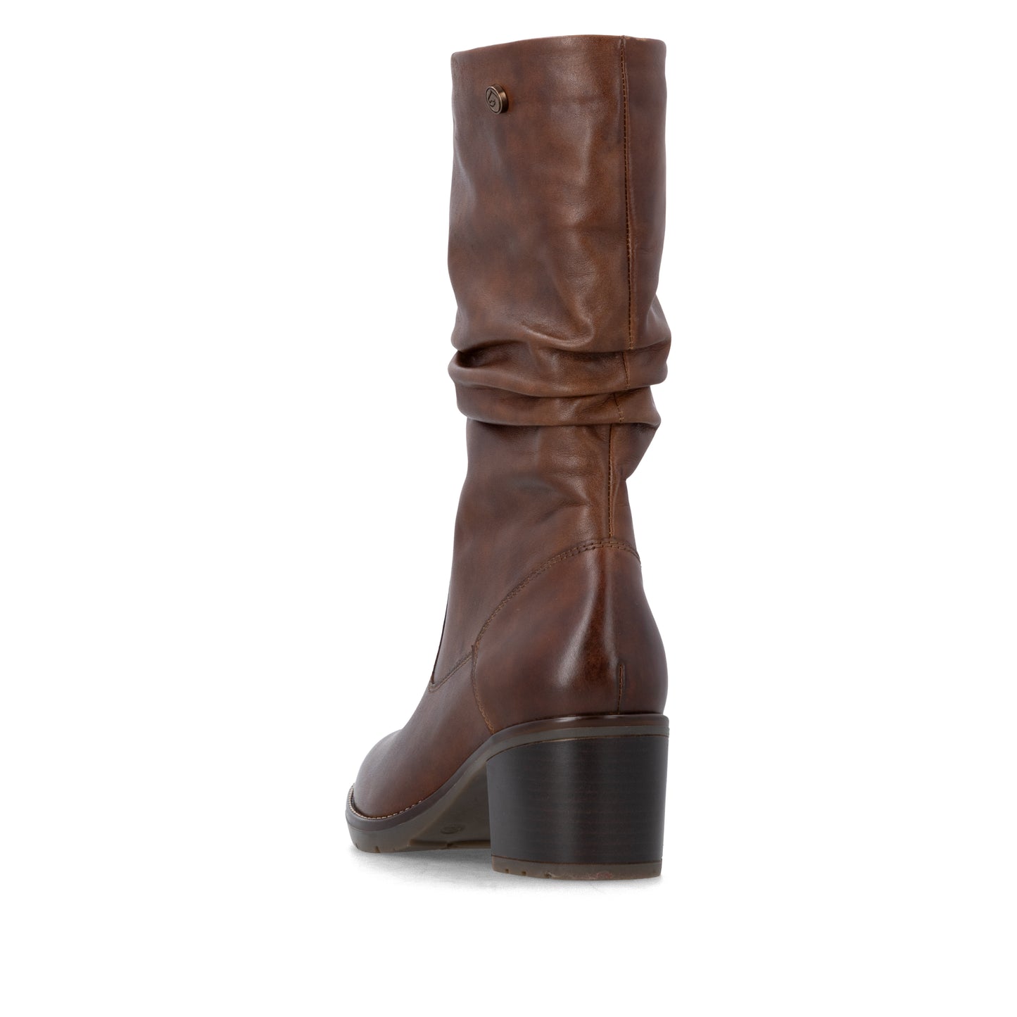 D2A79-22 Chestnut Mid Calf Zip