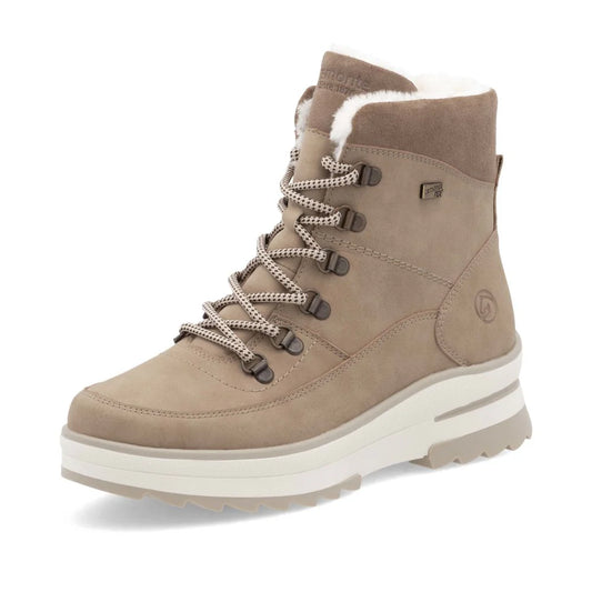 D2B74-20 Camel Ankle Lace/Zip RTex