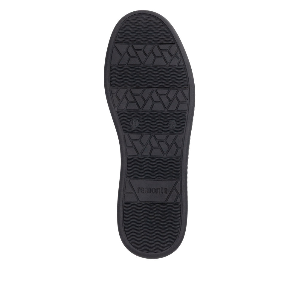 D2E05-03 Black Multi Lace/Side Zip