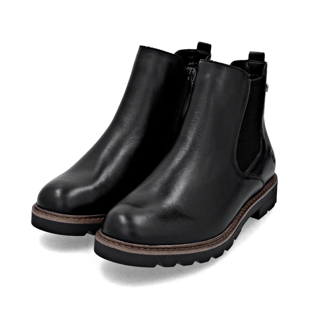 D2Q70-00 Black Chelsea Zip RTex