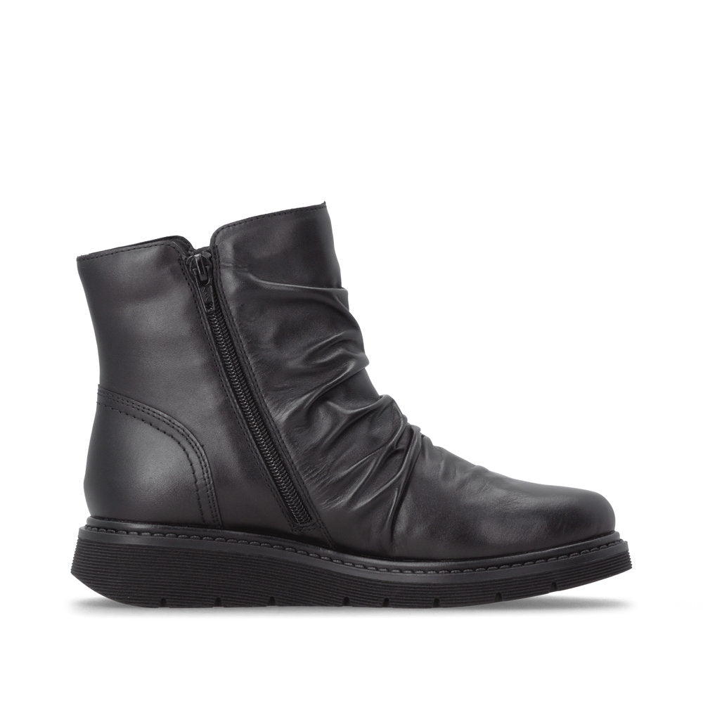 D3981-00 Black Side Zip RTex
