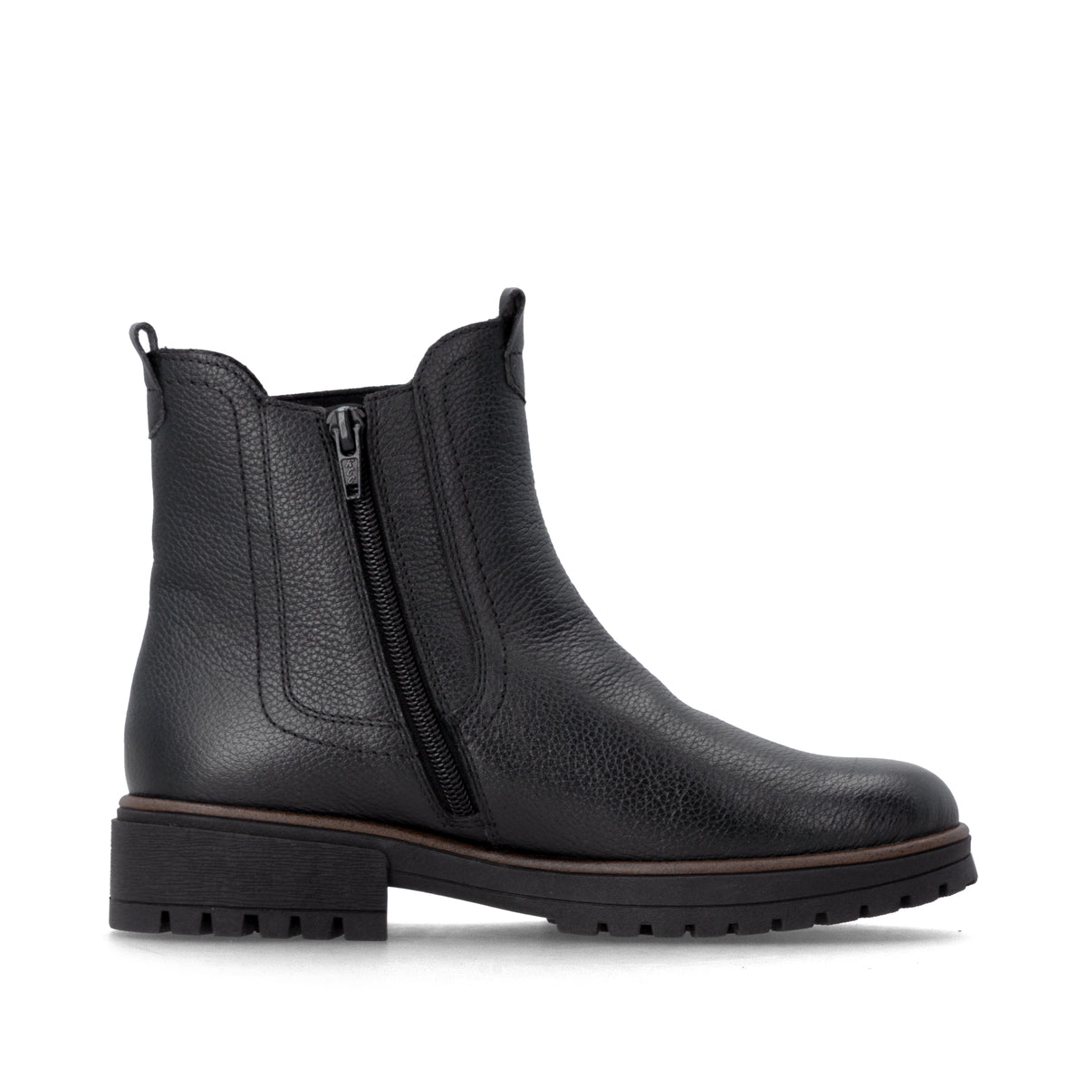 D3W73-00 Black Zip Chelsea RTex