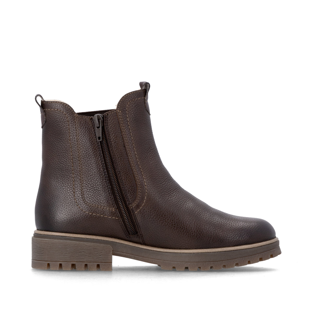 D3W73-25 Chocolate Zip Chelsea RTex