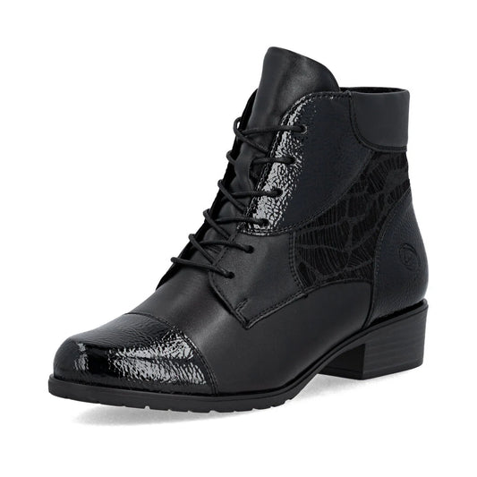 D6882-00 Black Multi Lace/Zip