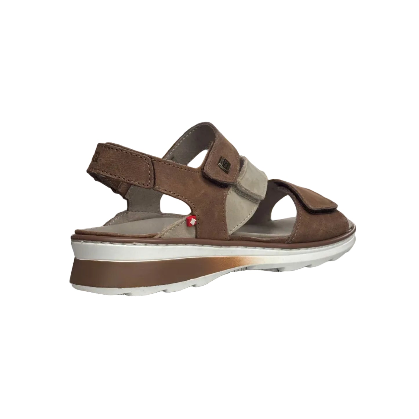 Women's Minerva Cognac/Off White Wide