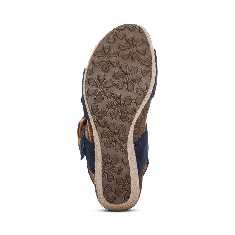 Women's Ashley Arch Support Wedge Navy