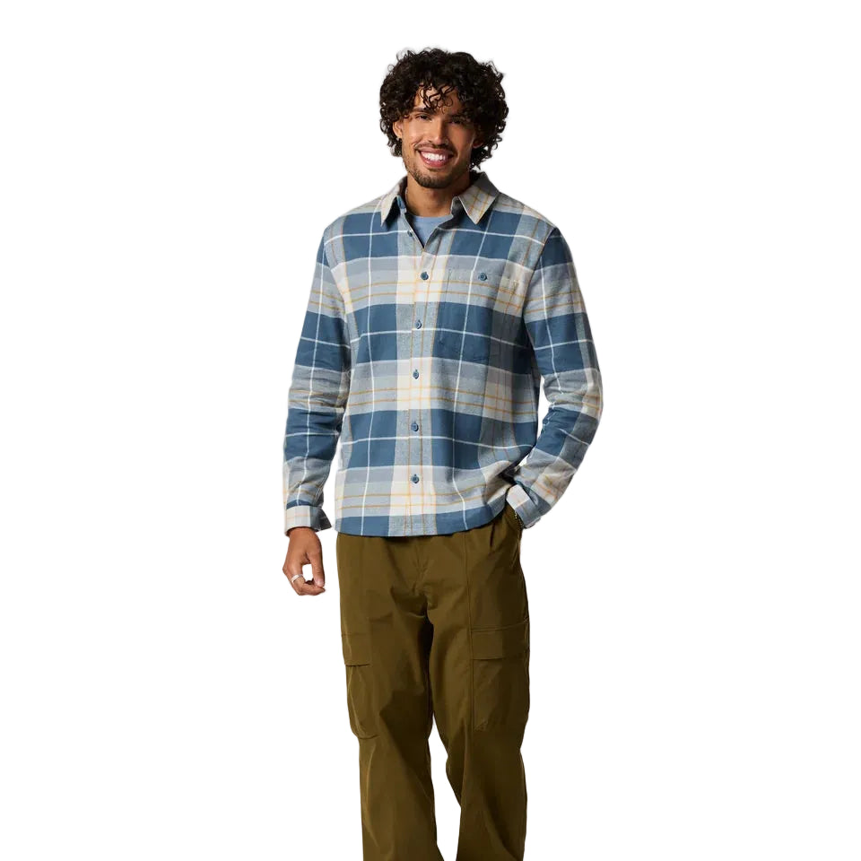 Men's Quedo Flannel Shirt Slate Plaid