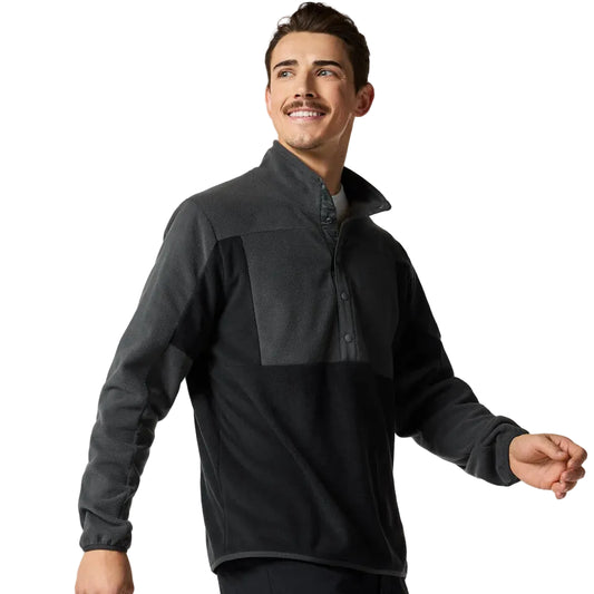 Men's Encima Fleece Pullover Charcoal/Black