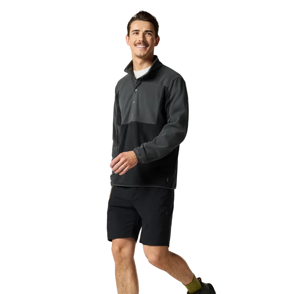 Men's Encima Fleece Pullover Charcoal/Black