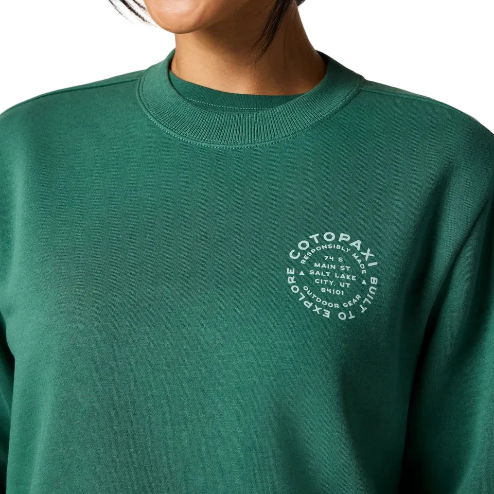 Women's Built To Explore Crew Sweatshirt Juniper