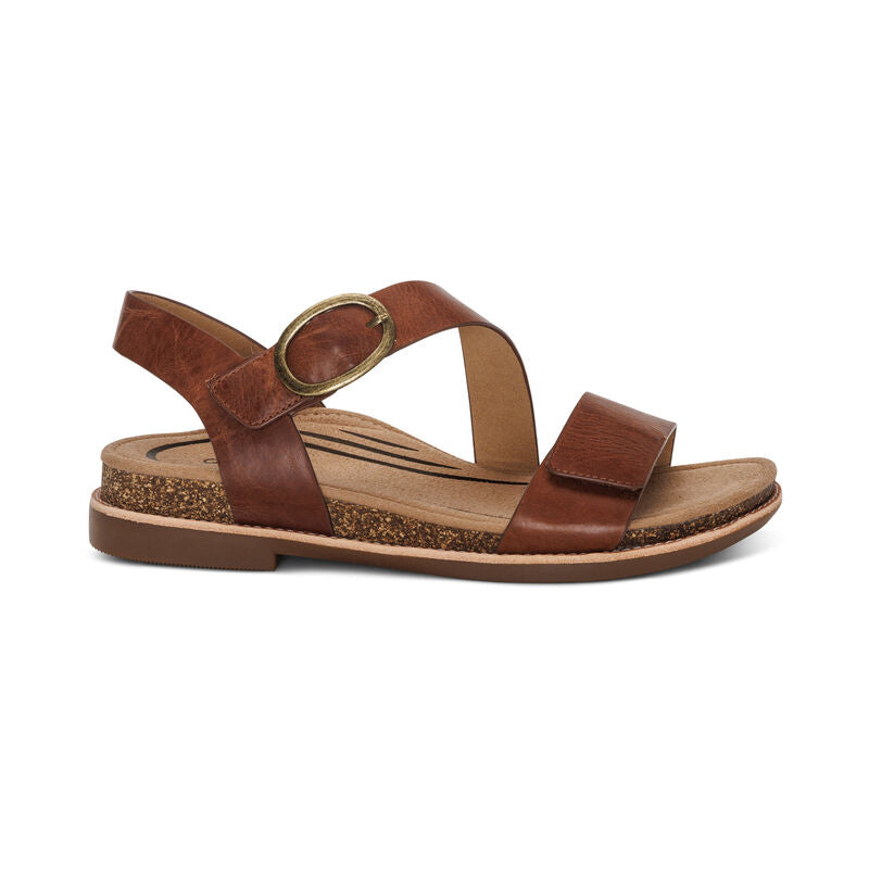 Women's Tamara Asymmetrical Quarter Strap Walnut