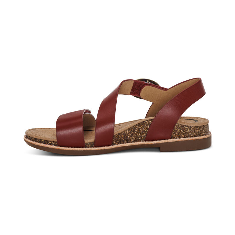 Women's Tamara Asymmetrical Quarter Strap Red