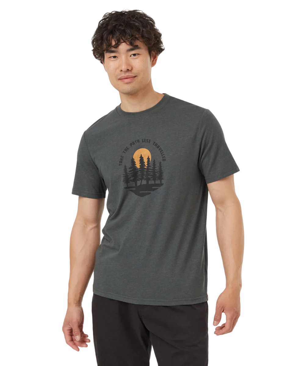 Path Less Travelled T-Shirt (Urban Green/Meteorite Black)