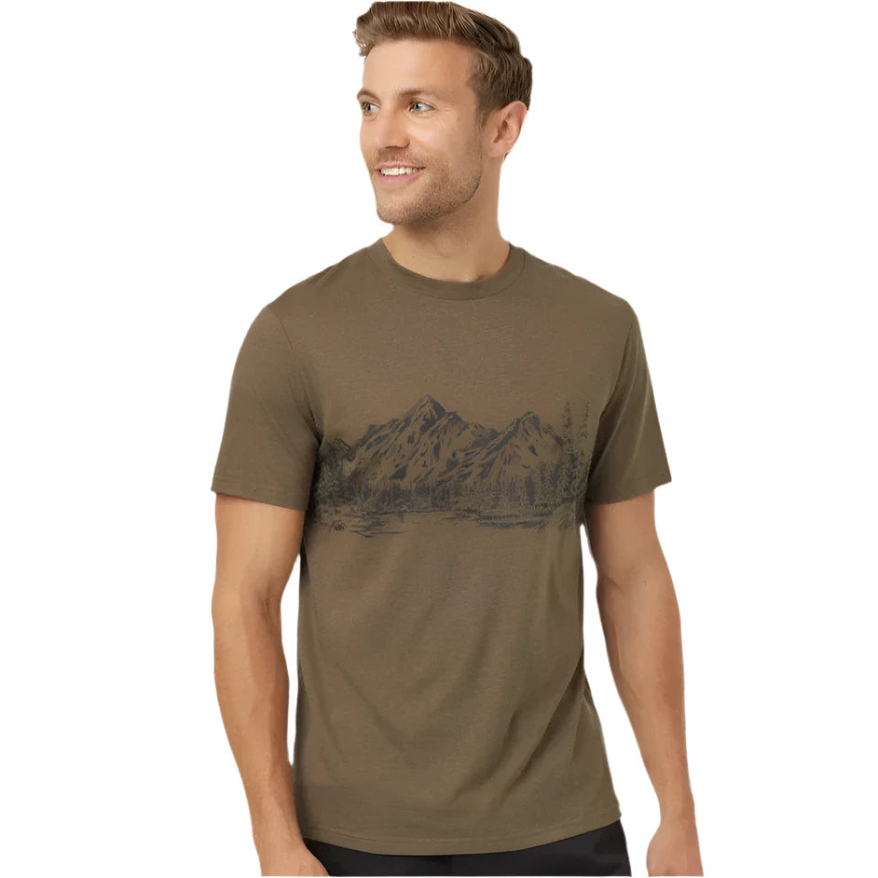 M Mountain Scenic T-Shirt (Tundra/Meteorite Black)