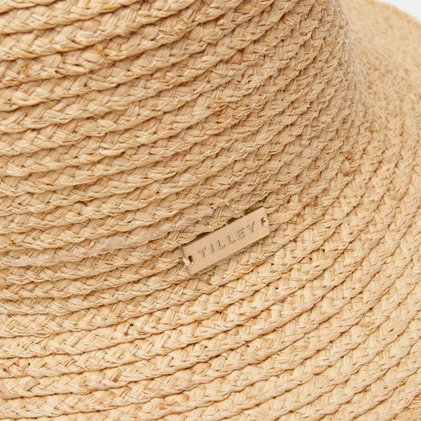 Raffia Frayed Edge Hat