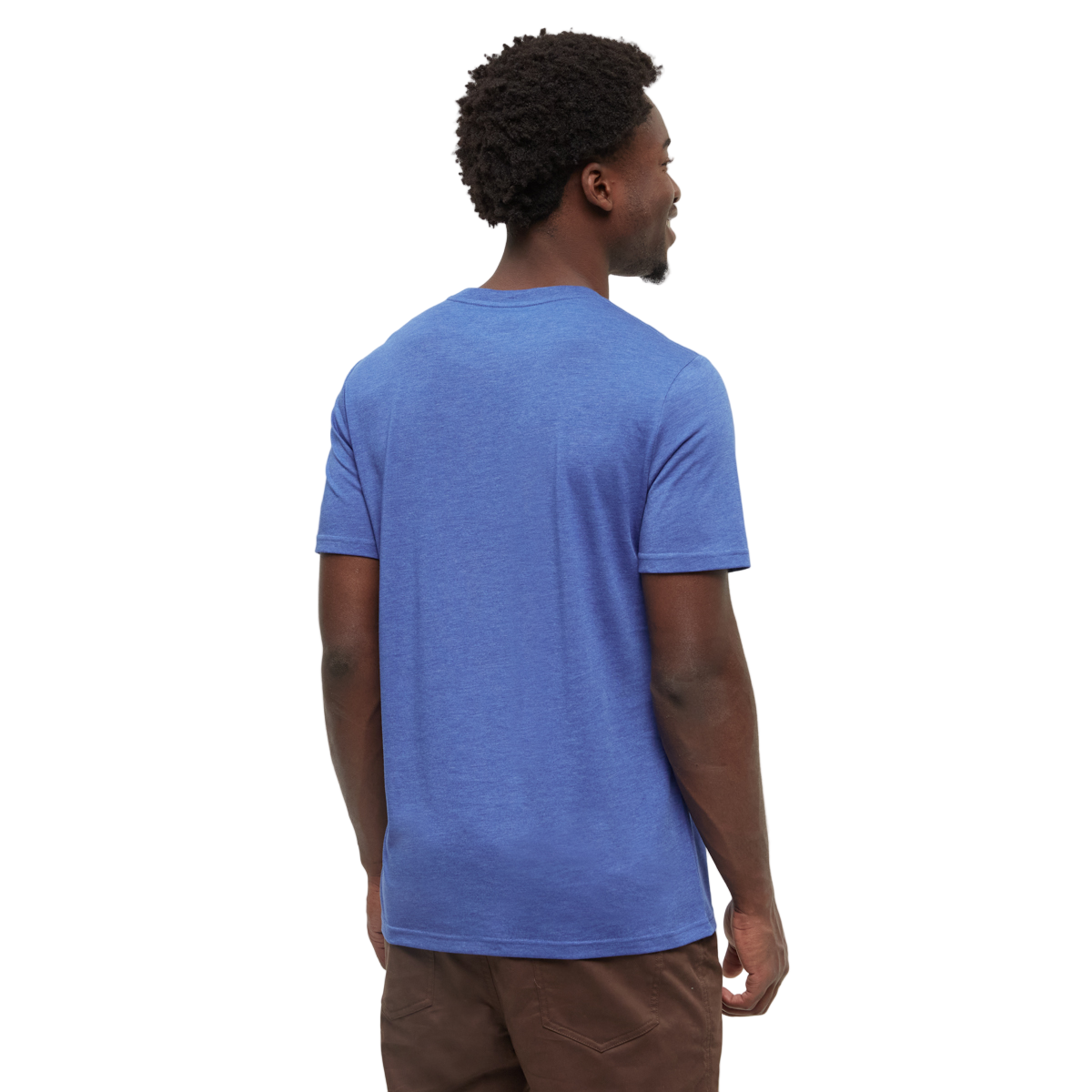 Men's Retro Juniper T-Shirt (Seaport Heather/Midnight Blue)
