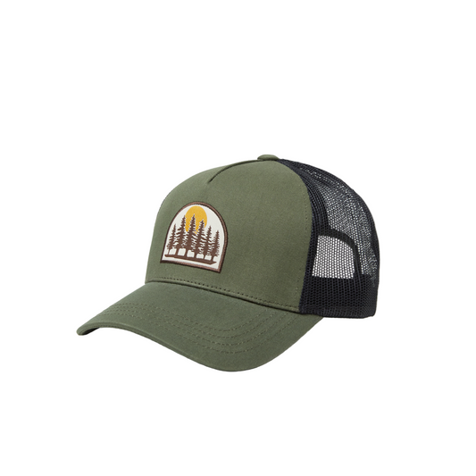 Tentree Crest Altitude Hat (Deep Olive/Warm Oak)