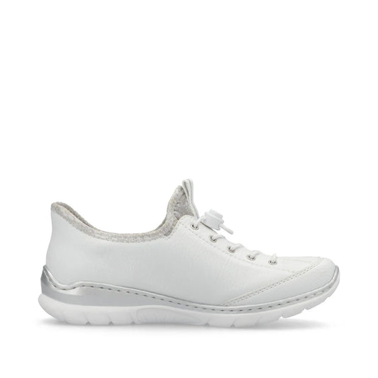 L32F1-80 White Ready 2 Go Bungee Lace