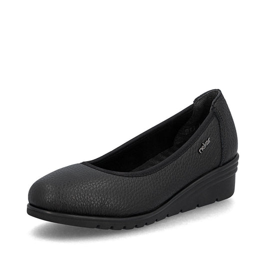 L5360-00 Slip On Wedge Black
