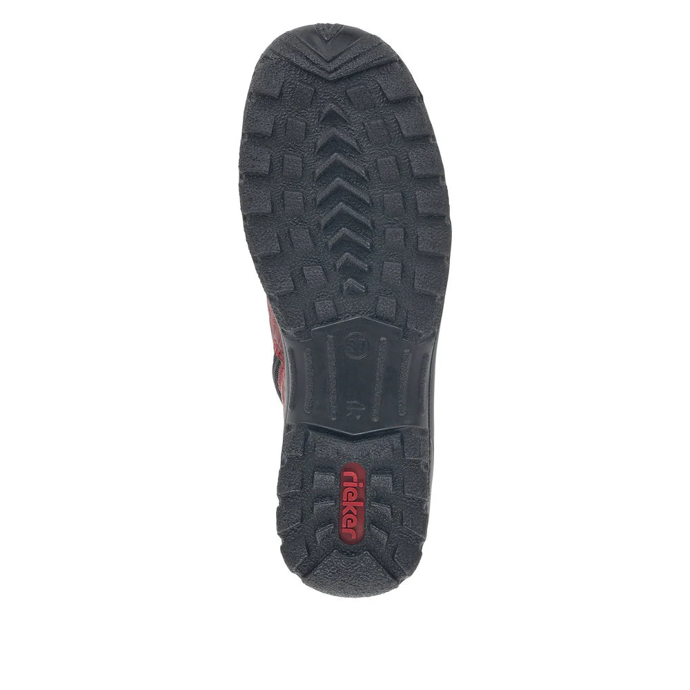 L7144-35 Wine Multi Lace/Zip RTex