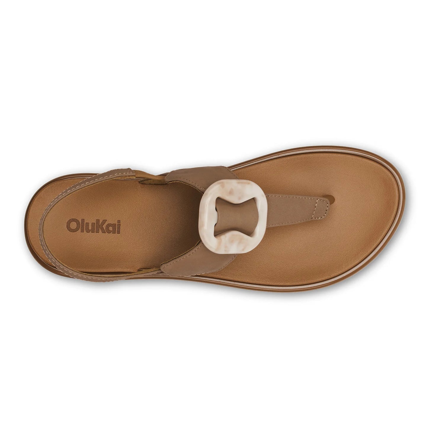Women's La'i T-Bar Strappy Beach Sandal Tan/Tan