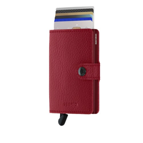 Miniwallet Veg Rosso-Bordeaux