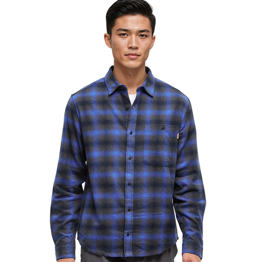 Men's Forest Flannel Shirt (Midnight Blue/Dusk Plaid)