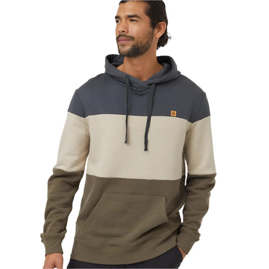 M TreeFleece Blocked Reynard Hoodie (Graphite/Pale Oak/Tundra)