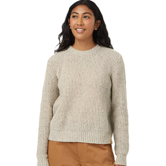 W Highline Nep Crew Sweater (Pale Oak Heather Nep)