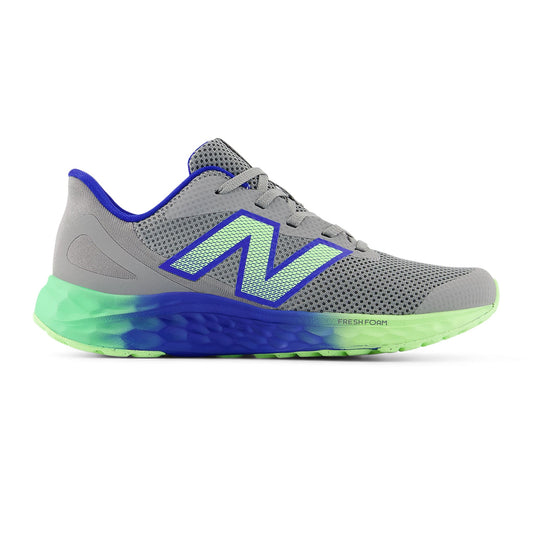 Fresh Foam Arishi GPARINB4 Slate Grey/Blue Gemstone/Lime Leaf/Mint Flash (Size 3.5Y-7Y)