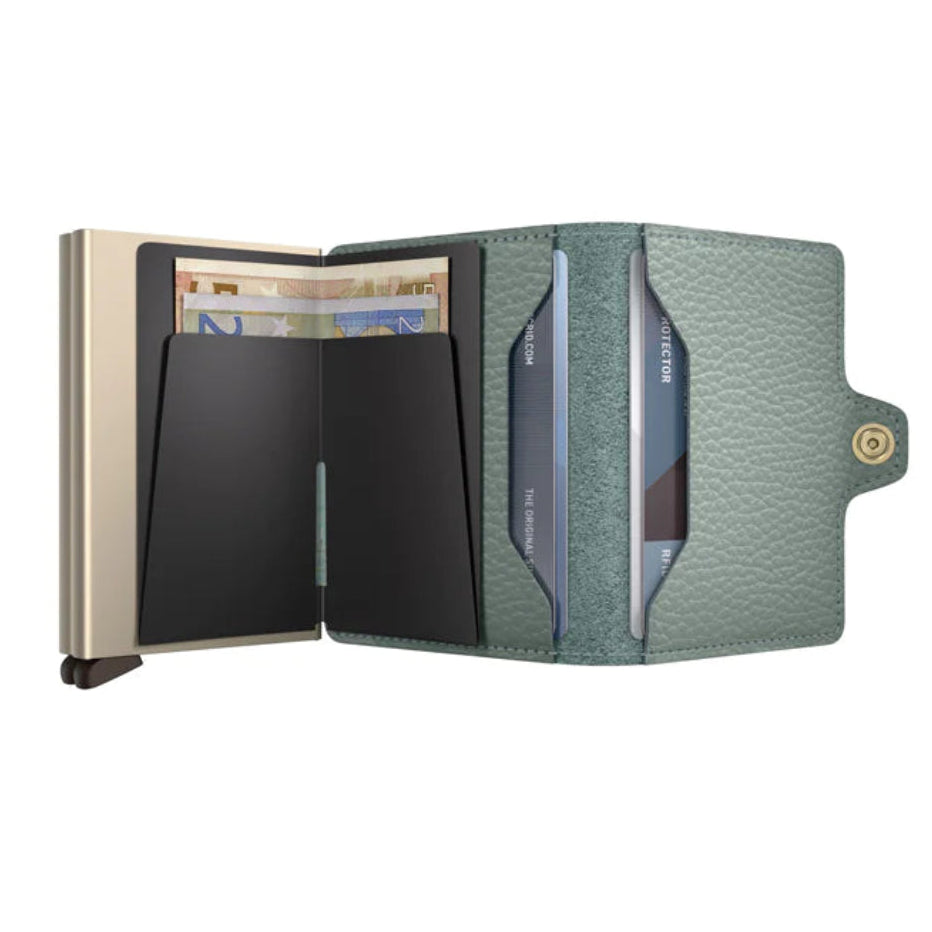 Twinwallet Pebble Sea Green