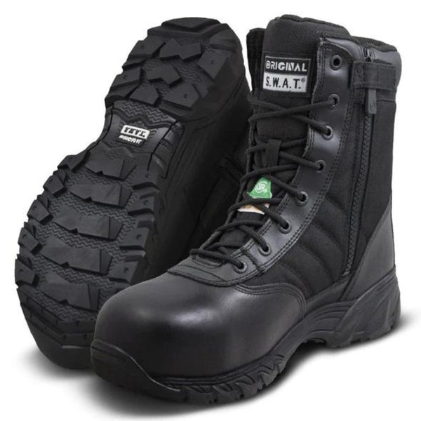 Original Swat Classic 9" WP SZ Safety CSA Black Side Zip