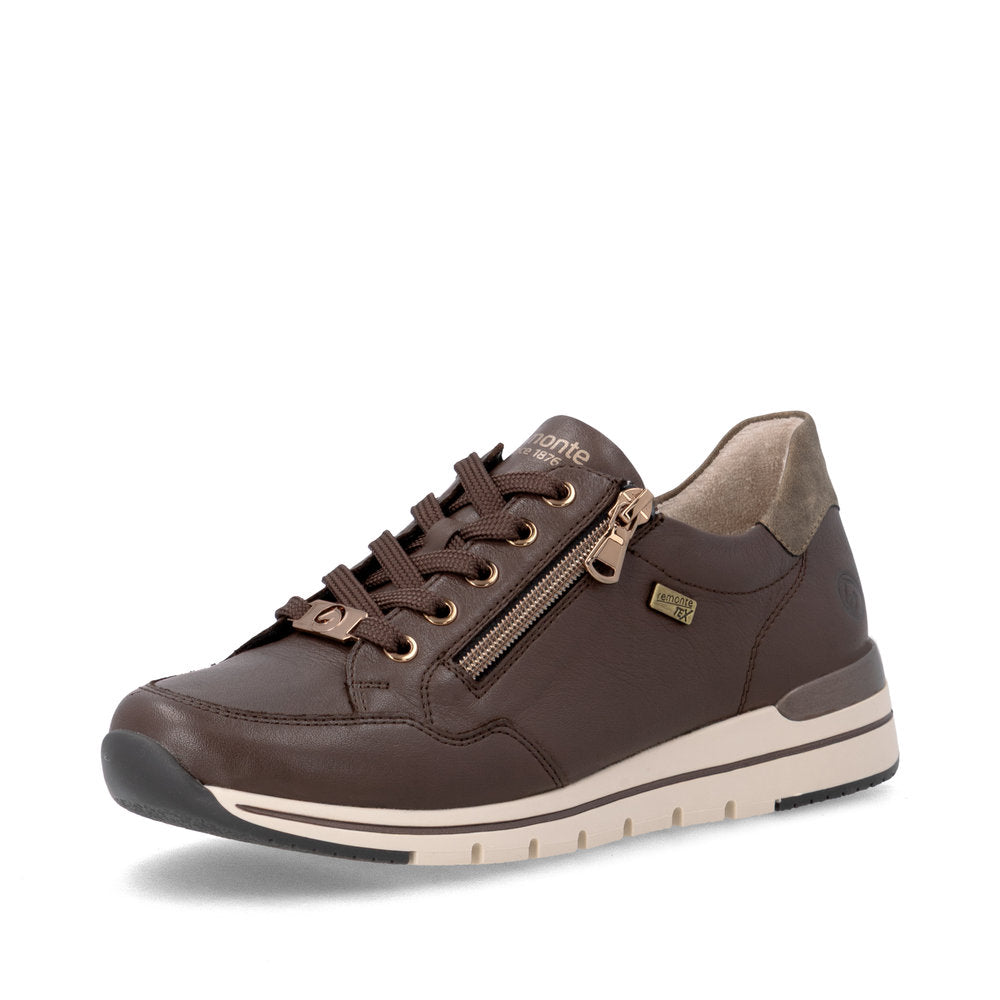 R6716-25 Chocolate Lace/Side Zip RTex