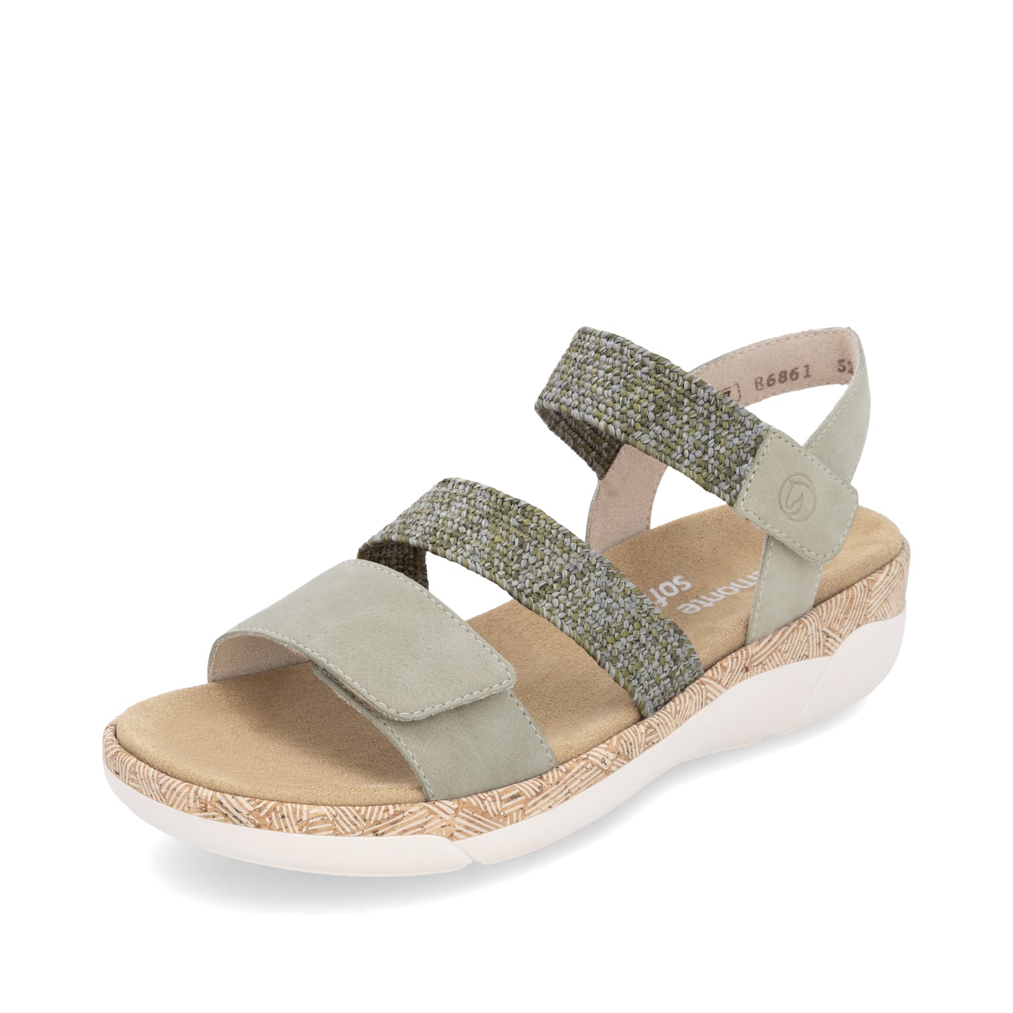 R6861-52 Olive Three Strap Velcro