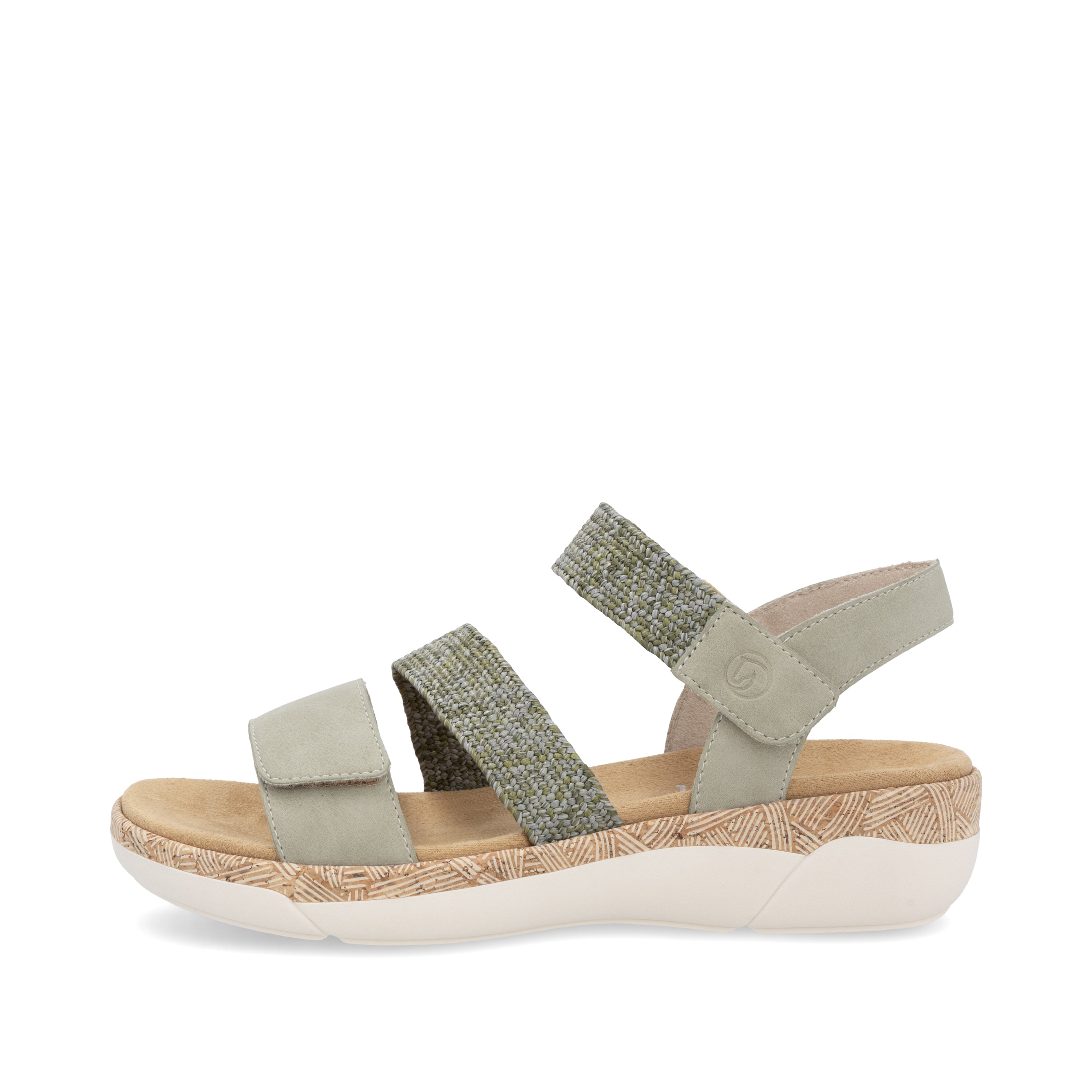チロル　0618 R6861-52 Olive Three Strap Velcro – Scott's Shoe Store