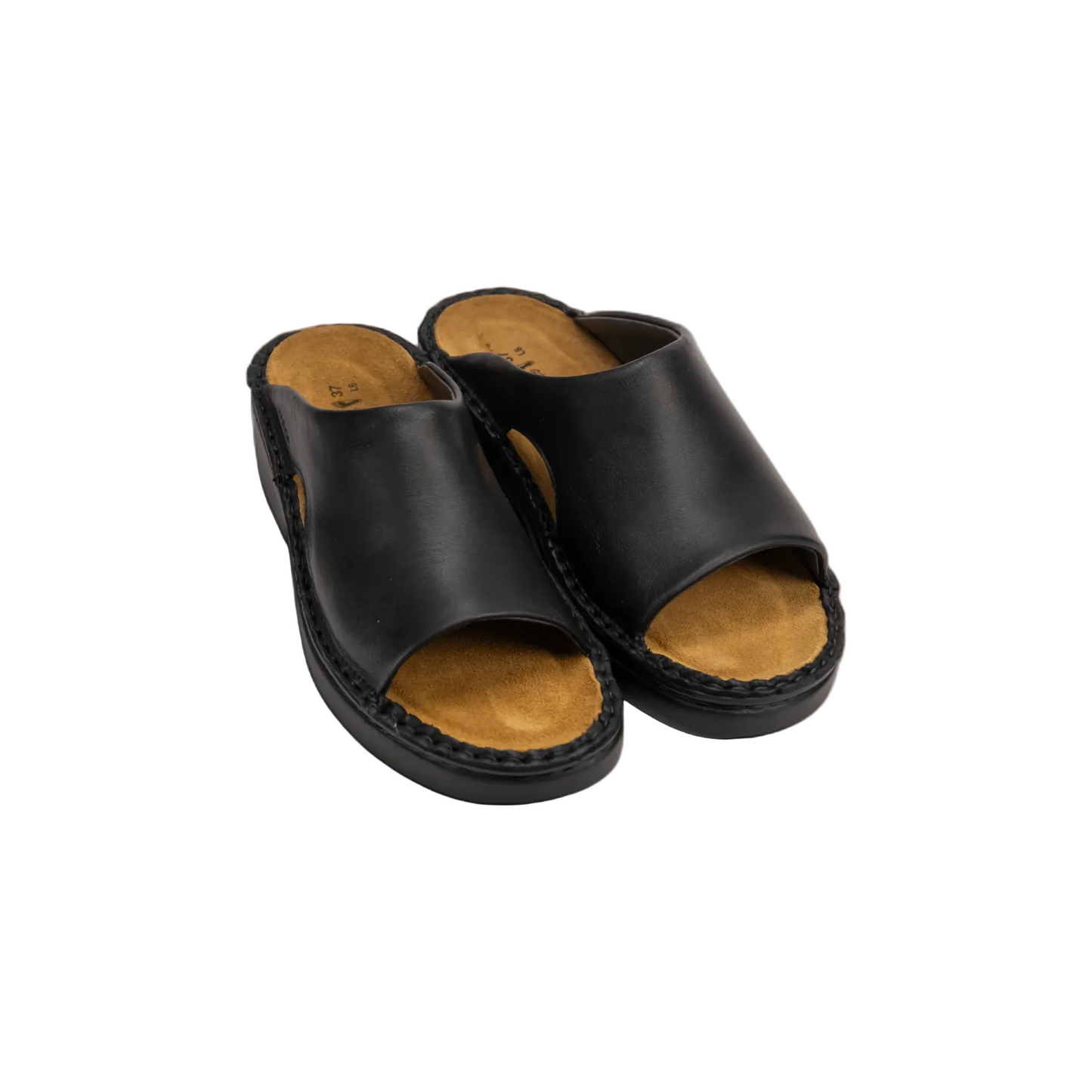 Rome Black Matte Leather