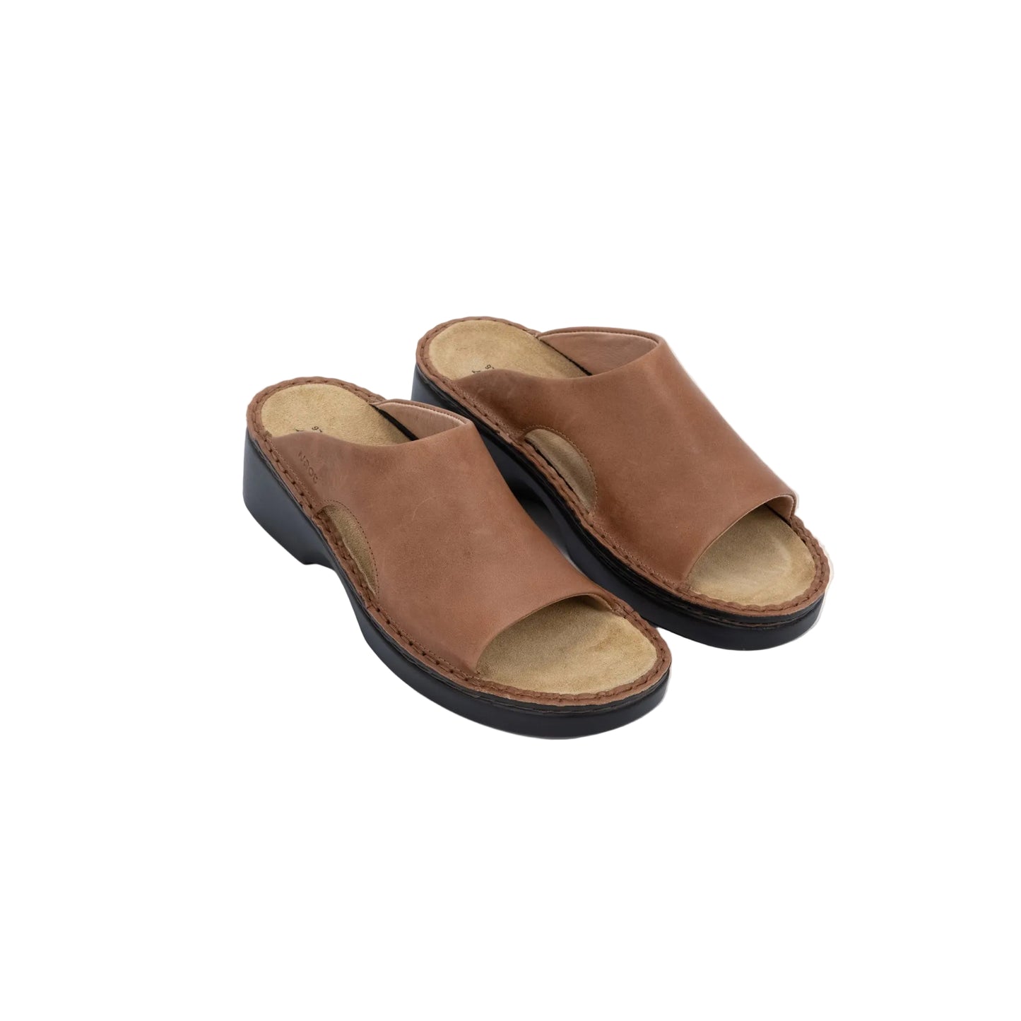 Rome Latte Brown Leather