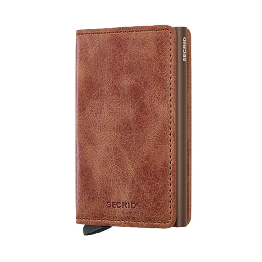 Slimwallet Vintage Cognac Brown