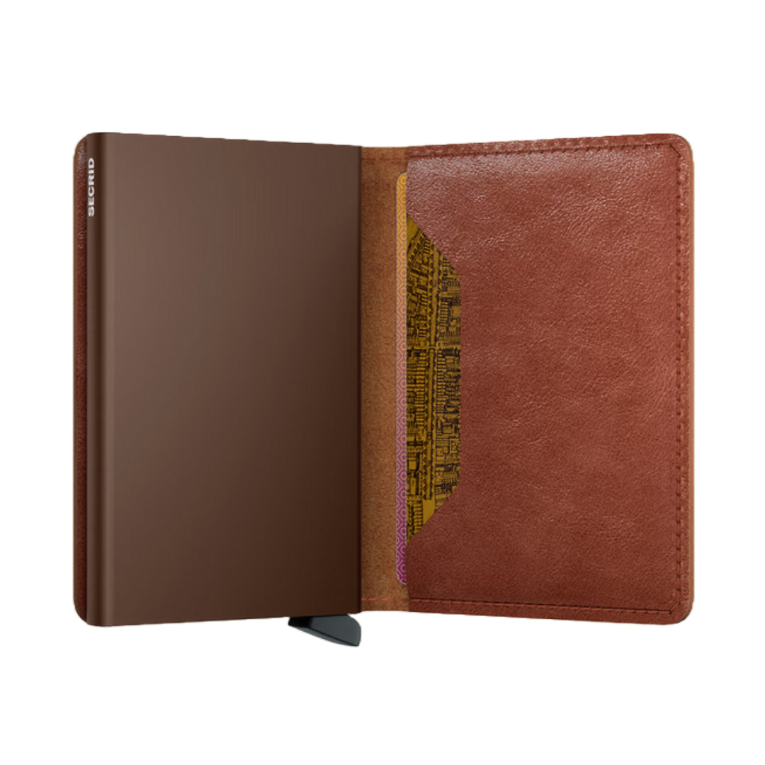 Slimwallet Vintage Cognac Brown