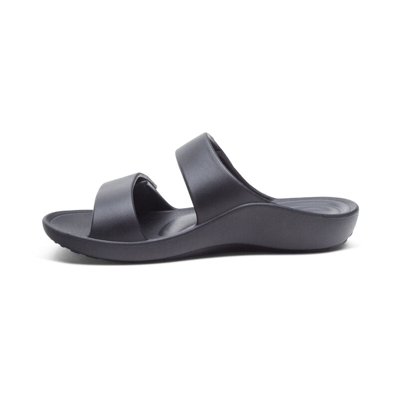 Women's Kaia Two Band Slide Black