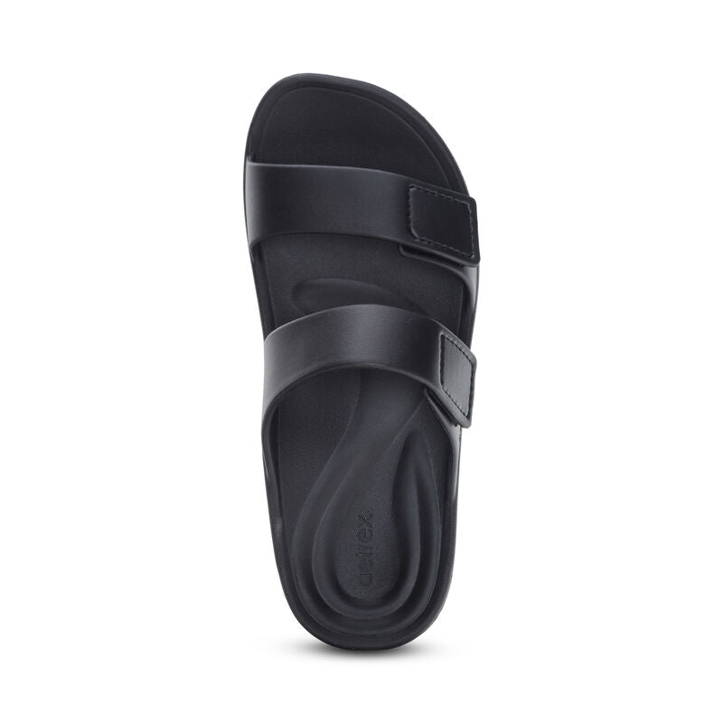 Women's Kaia Two Band Slide Black