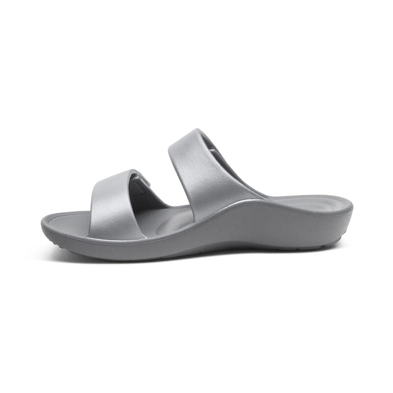 Women's Kaia Two Band Slide Pewter