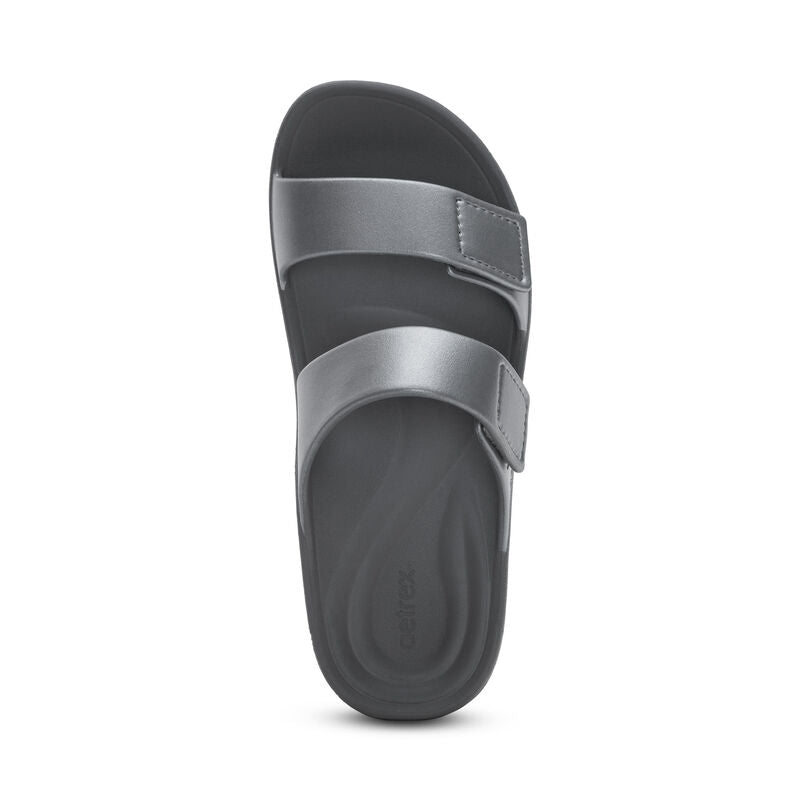 Women's Kaia Two Band Slide Pewter