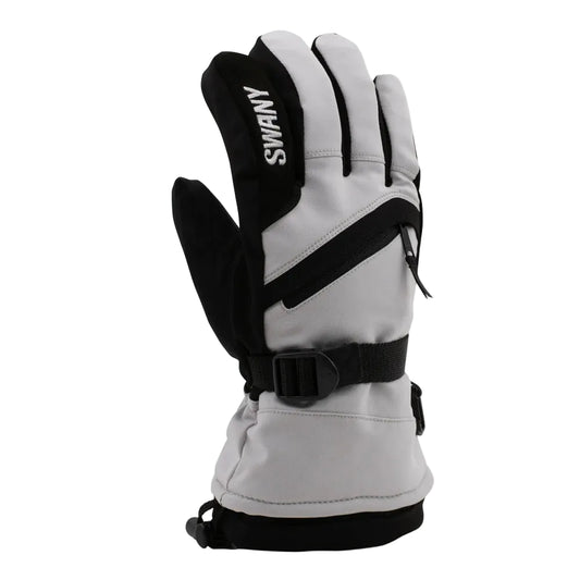 Women's X-Over Glove Light Grey/Black